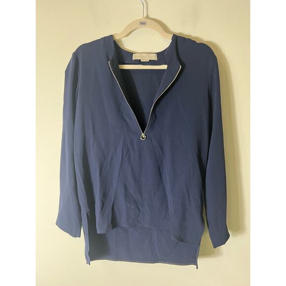 Stella McCartney Navy Zipper Top - Picture 1 of 3